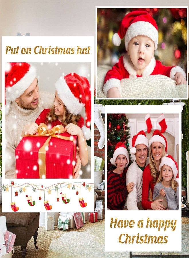 زاندو قبعة زاندو 2025 للأطفال الصغار - قبعة سانتا ناعمة ودافئة للأطفال وحديثي الولادة، قبعة صوفية حمراء، قطعة واحدة، مقاس 3-6 أشهر - Image 2