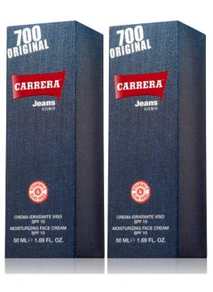Carrera Jeans Carrera Jeans 700 ORIGINAL Moisturizing Face Cream for Men with SPF 10 Protection, 1.69 Fl Oz (Pack of 2)  - Image 2