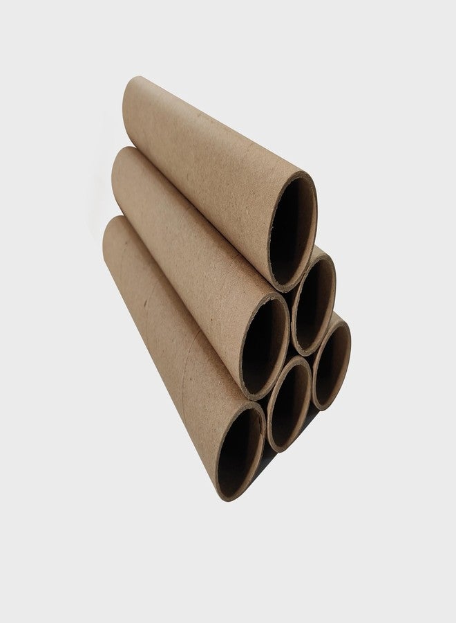 WallDesign Shipping Tube with End Caps (2 inch diameter x 14 inch long) – 3mm Thick Strong Paper Tube for Artwork,School Artworks, and Crafts – Ideal for Packing, Courier of Rolled Materials (6 Tubes) - Image 3