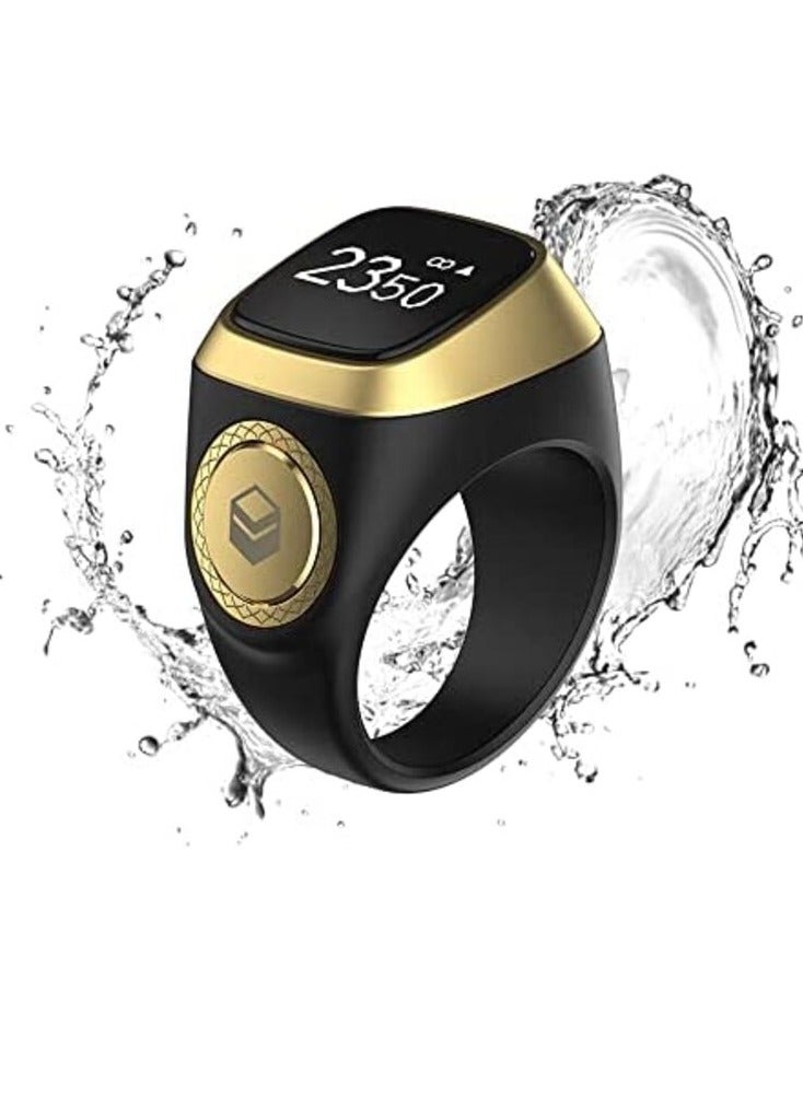 Zikr Smart Tasbih Ring 20mm Black - Image 3