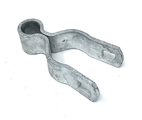 FENCESMART4U Pressed Steel Chain Link Fence Frame Hinge w/Bolt - (2 Sets Pack) (1-3/8") - Image 4
