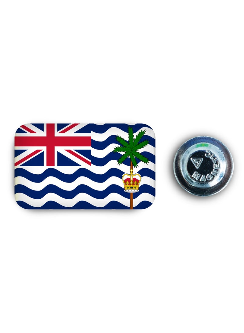 971ميديا شارة مغناطيسية بتصميم علم بريطانيا والهند - Image 1