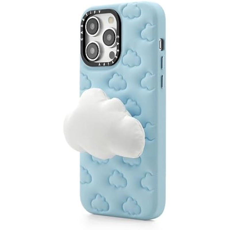 Casetify Grippy iPhone 14 Pro Max Case 【Cushion Stand】 - Marshmallow Cloud - Image 2