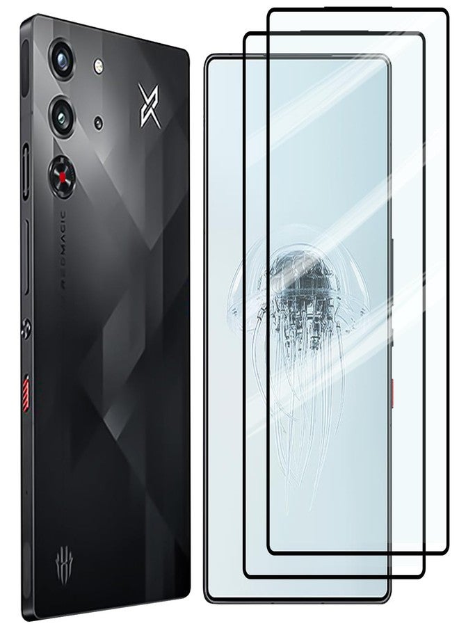 Guizzcg 2 Pack Screen Protector for ZTE Nubia Red Magic 11 Pro / 11 Pro+/ 10 Pro / 10 Pro+/10S Pro/10S Pro+, 2 Tempered Glass Screen Protector,Case Friendly,Scratch Resistant,HD-Clear - Image 1