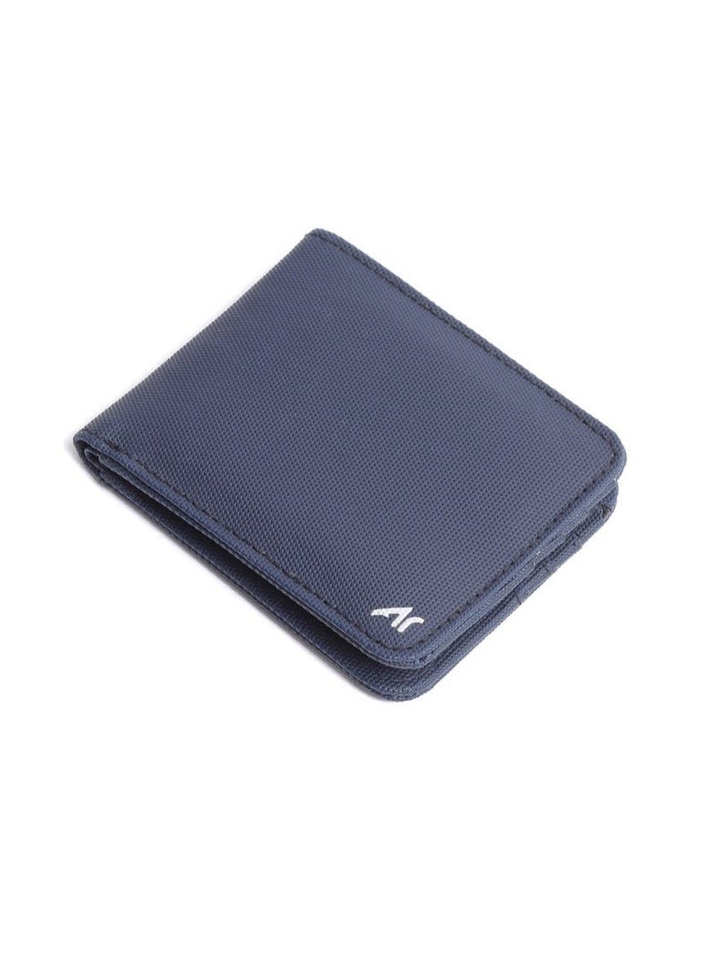 ايه ار سابلاي Ar Alfa Pro من Arij Bags | محفظة، قماش مقاوم للمياه، 8 أماكن للكروت، جيب رئيسي للفلوس، تصميم نحيف للجيب (11 × 8 سم) (كحلي) - Image 3