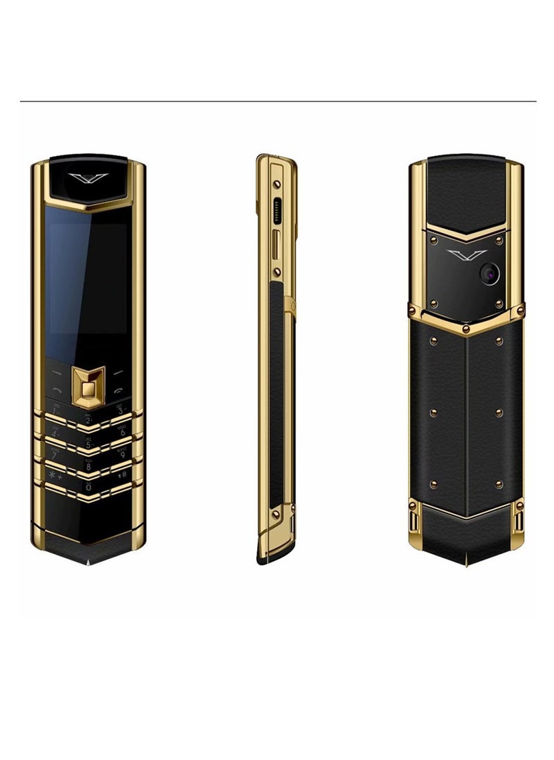 Unlock 2G Gsm Bar Mobile Phone Luxury High Classic Metal Signature Handmade Camera Low Price Function Keypad Elderly Phone  - Image 1