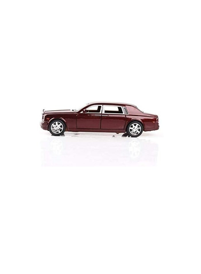 die cast Rolls-Royce Phantom Car Model 1:24 Red - Image 1