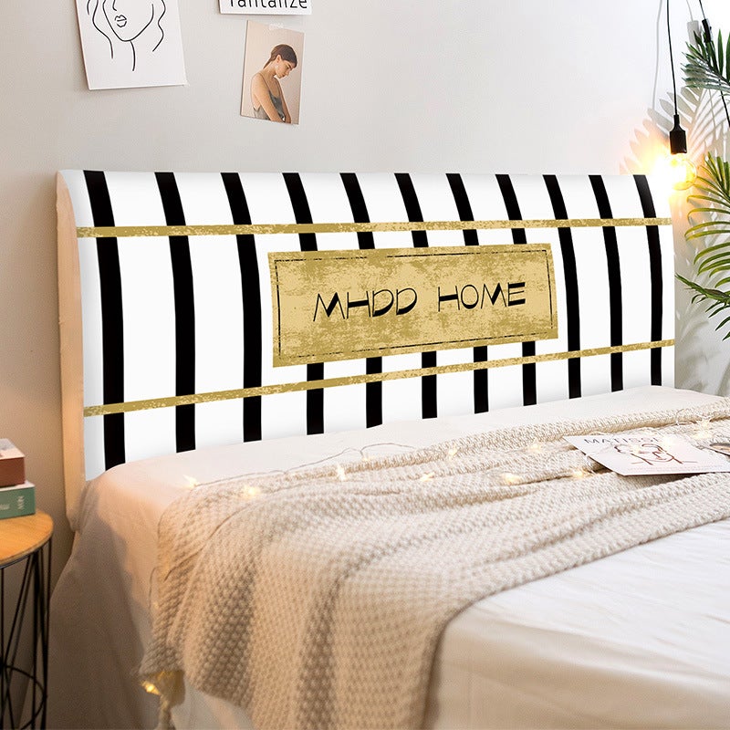 Casual Ins Cartoon Cute Bedside Cover 1.5M All-Inclusive Soft Bag Dustproof Protective Cover 1.8M Backrest Cover Cloth - Image 3