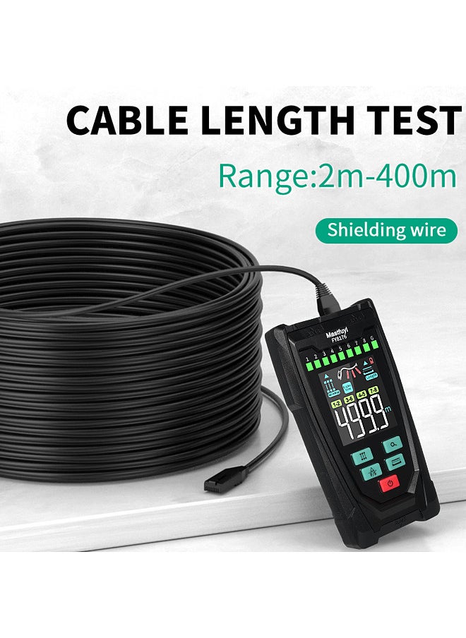 Generic FY8176 Network Cable Tester, Ethernet Cable Tester, Sensitivity Adjustable Handheld Portable Cable Tester, Fault Distance Location and Cable Length Test  - Image 5