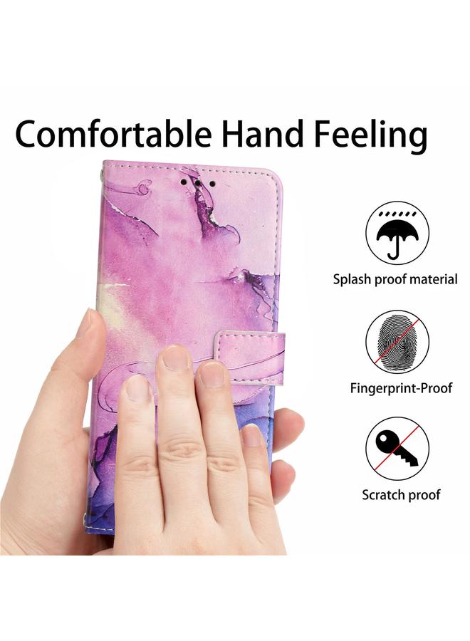 S-TOP Case For Realme 11 Pro/11 Pro+ Painted Marble Pattern Leather Phone Case - Image 4