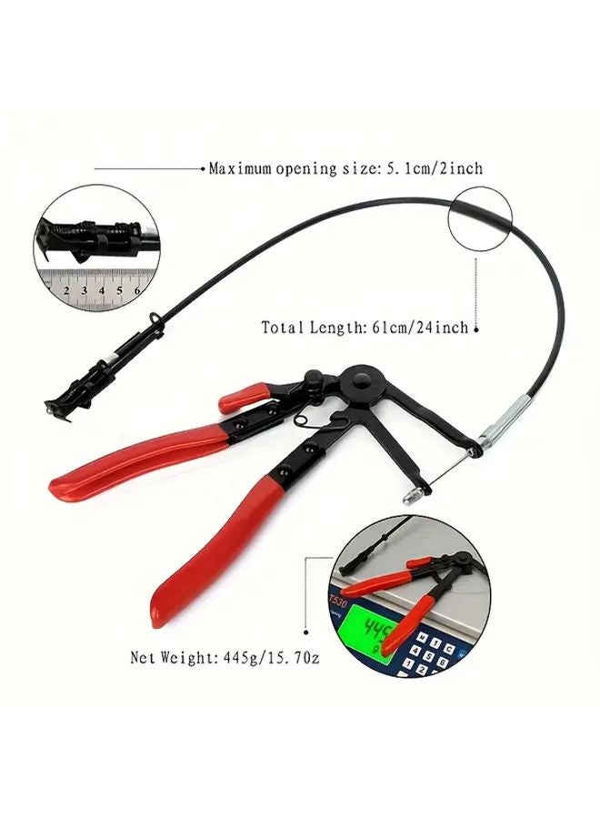 Long Handle Flexible Wire Harness Pliers Set For Tight Spaces - Image 3