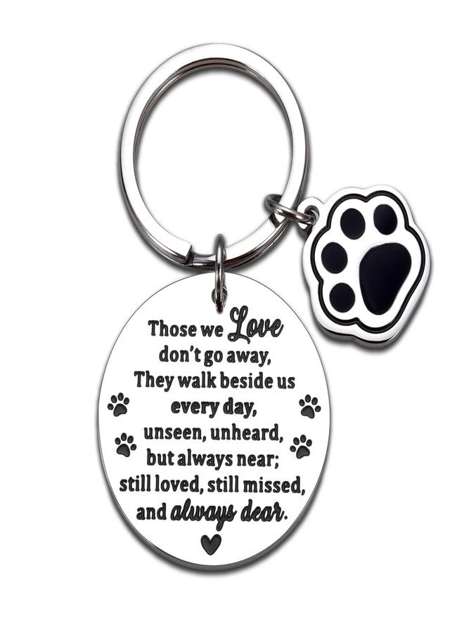 KINMES Dog Memorial Gifts for Loss of Dog, Pet Sympathy Gifts, Pet Loss Sympathy Keychain for Pet Owner, Sympathy Gift for Cat, Bereavement Passed Away Gift - Image 1