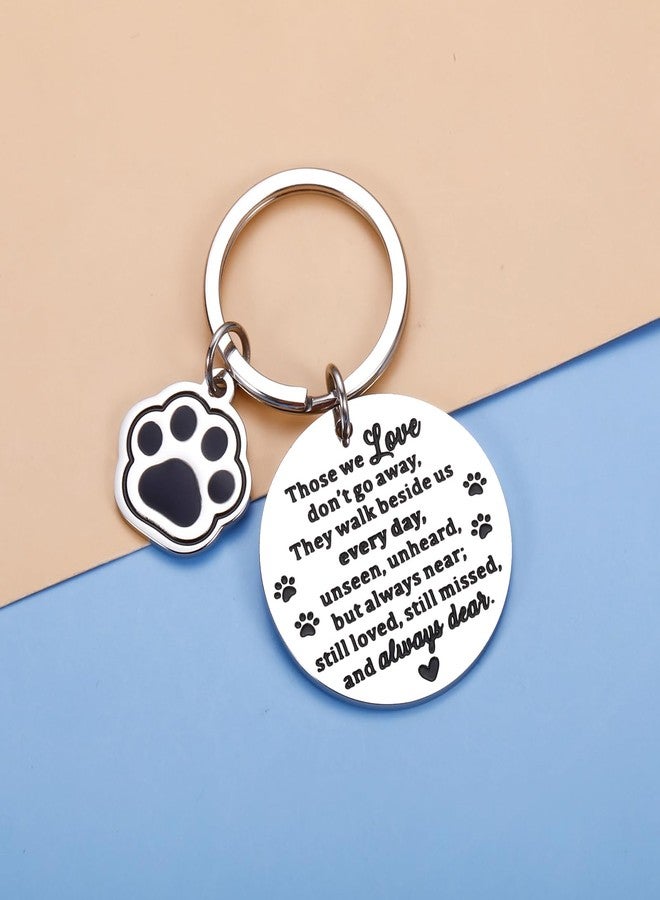 KINMES Dog Memorial Gifts for Loss of Dog, Pet Sympathy Gifts, Pet Loss Sympathy Keychain for Pet Owner, Sympathy Gift for Cat, Bereavement Passed Away Gift - Image 5