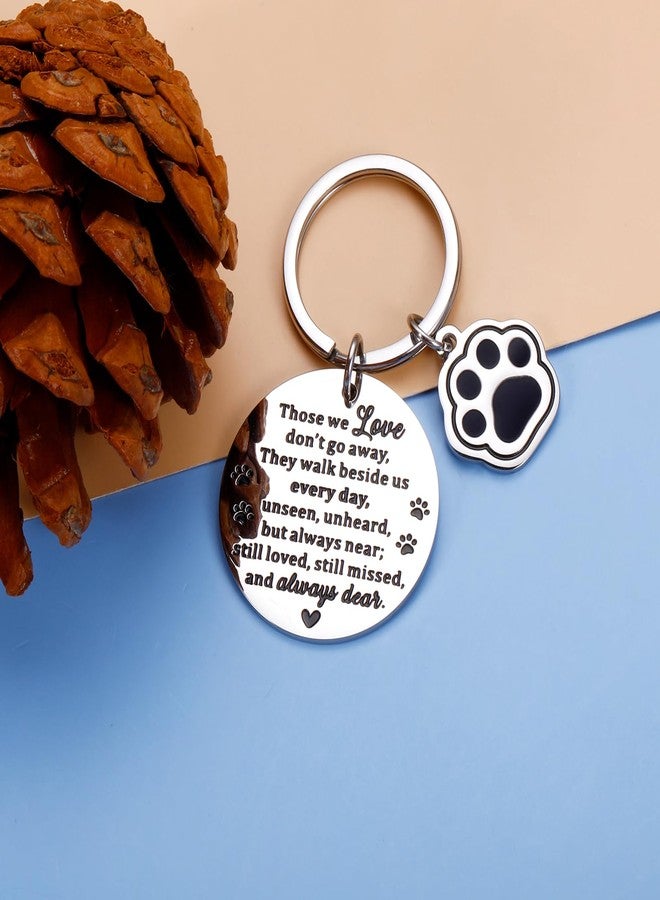 KINMES Dog Memorial Gifts for Loss of Dog, Pet Sympathy Gifts, Pet Loss Sympathy Keychain for Pet Owner, Sympathy Gift for Cat, Bereavement Passed Away Gift - Image 3