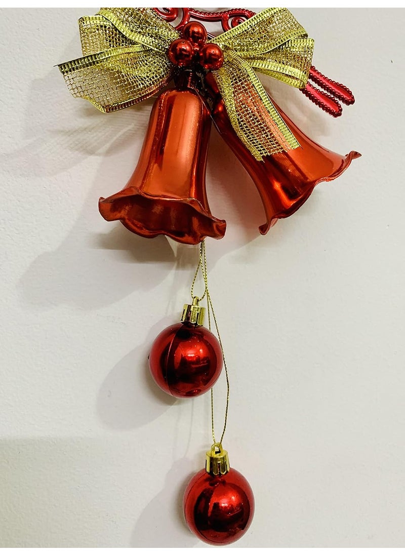 Lazybeee LAZYBEEE Red Reindeer Christmas Bell Hanging Christmas Tree Pendant Decorations Reindeer Christmas Reindeer Tree Decoration Ornaments Items Xmas Bell Pack of 1 Red 2  - Image 4