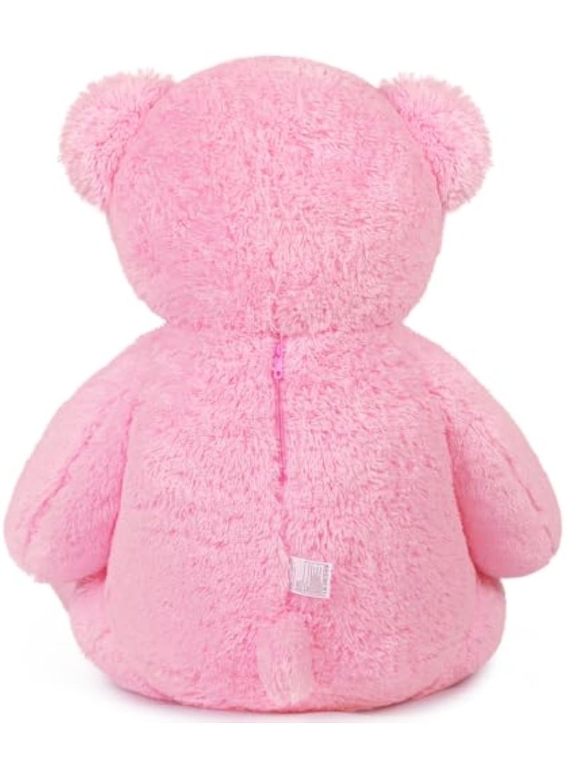 Arabest Ultra Soft Teddy Bear, Lovely Stuffed bear with Skin Friendly Fabric, Chubby Bear Doll for Anniversary, Birthday Gift, 120cm (Pink) - Image 5