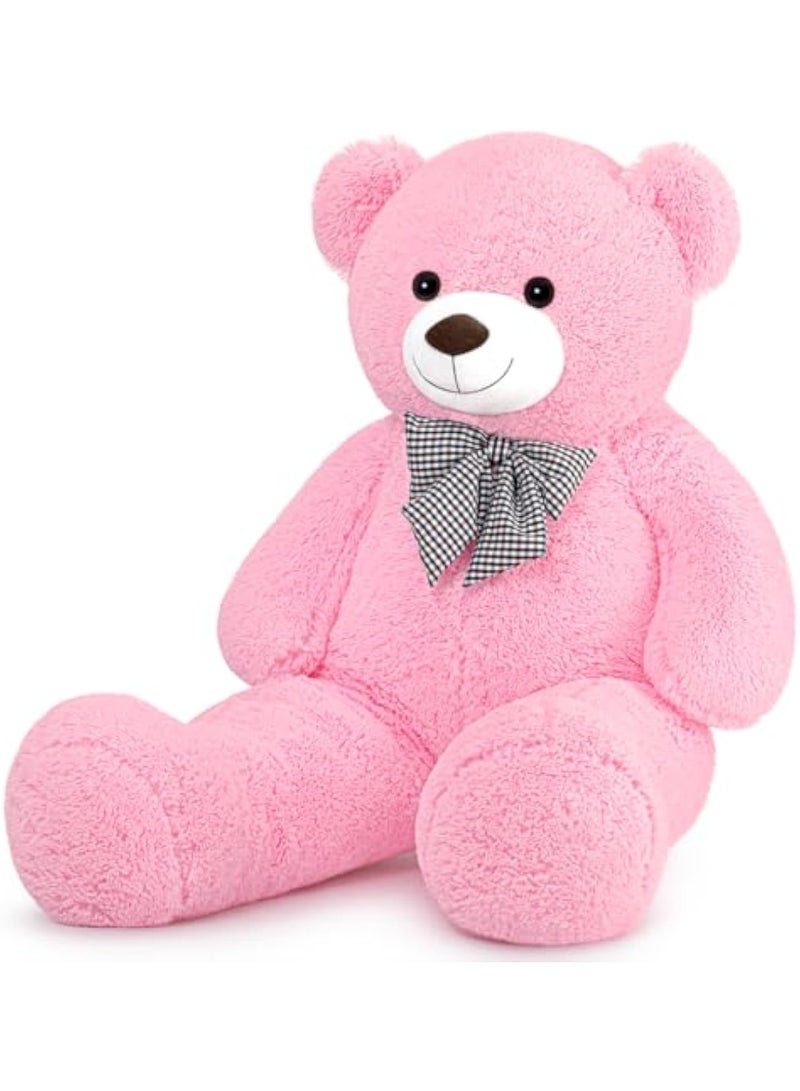 Arabest Ultra Soft Teddy Bear, Lovely Stuffed bear with Skin Friendly Fabric, Chubby Bear Doll for Anniversary, Birthday Gift, 120cm (Pink) - Image 4