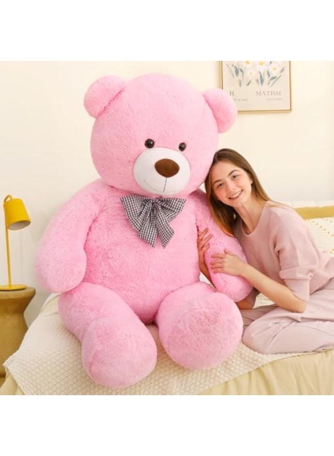 Arabest Ultra Soft Teddy Bear, Lovely Stuffed bear with Skin Friendly Fabric, Chubby Bear Doll for Anniversary, Birthday Gift, 120cm (Pink) - Image 3