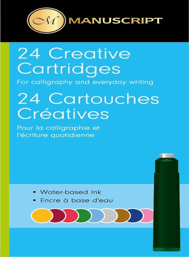 Manuscript Ink Refill Set - Assorted Colors, Set of 24 - Image 2