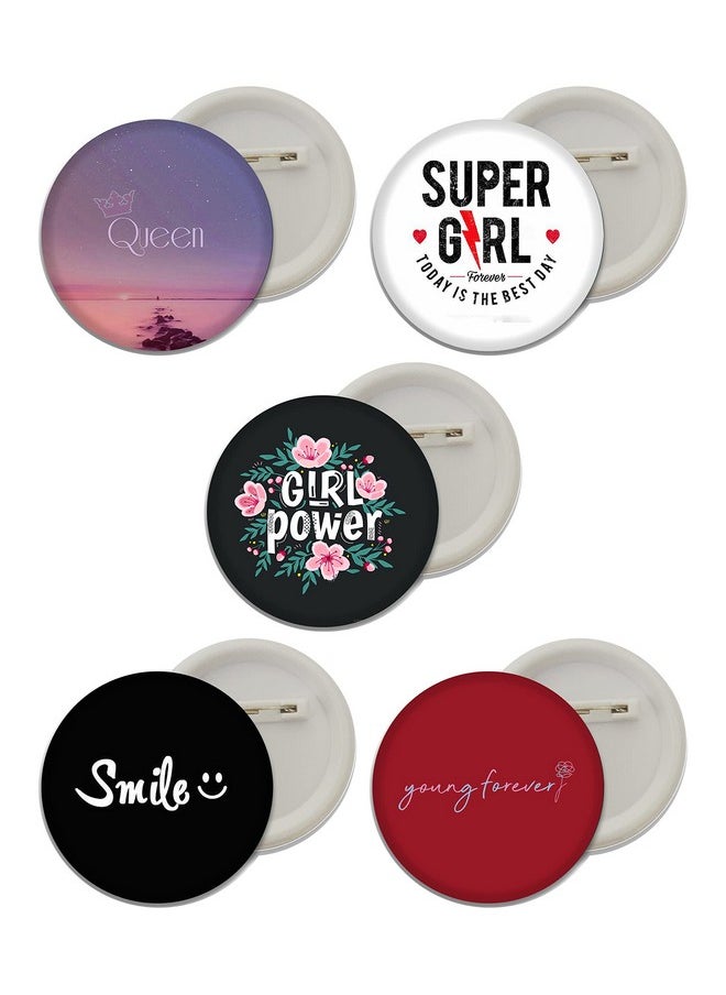 D2c D2c Button Badges for Girls (Super Girl)  - Image 1