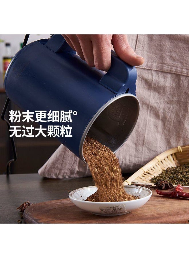 Enjoy the rich taste of freshly ground coffee every morning with this versatile electric grinder. Equipped with a high-performance motor and sharp blades, it quickly processes coffee beans to your preferred coarseness while also handling spices, herbs, and nuts with ease. Features a compact footprint, transparent lid for monitoring grind consistency, and effortless cleaning for daily kitchen convenience. - Image 3