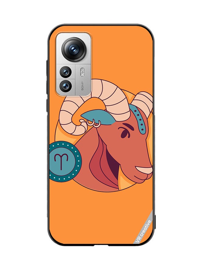 VR CREATIVE Protective Case Cover For Xiaomi 12 Pro Pregnancy Zodiac Signs Design Multicolour - Image 1
