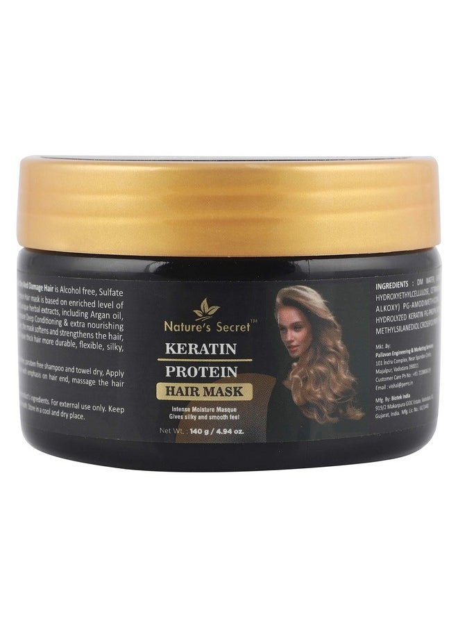 Nature's Secret Hair Mask For Hair No Parabens And No Mineral Oil G White Keratin Protein 140 Gram (Nhmtx0140B)  - Image 1