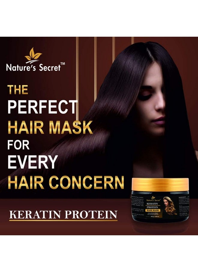 Nature's Secret Hair Mask For Hair No Parabens And No Mineral Oil G White Keratin Protein 140 Gram (Nhmtx0140B)  - Image 3