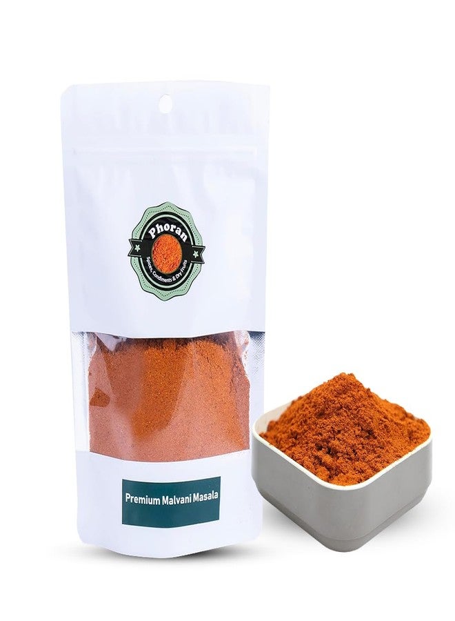Phoran Malwani Masala 100 gram | Malvani Fish Fry/Curry | Malwani Chicken/Mutton | Malvani Usal/Birda Masala | sachets Pack | Versatile Spice for Curries | 100g (Pack of 1) - Image 1