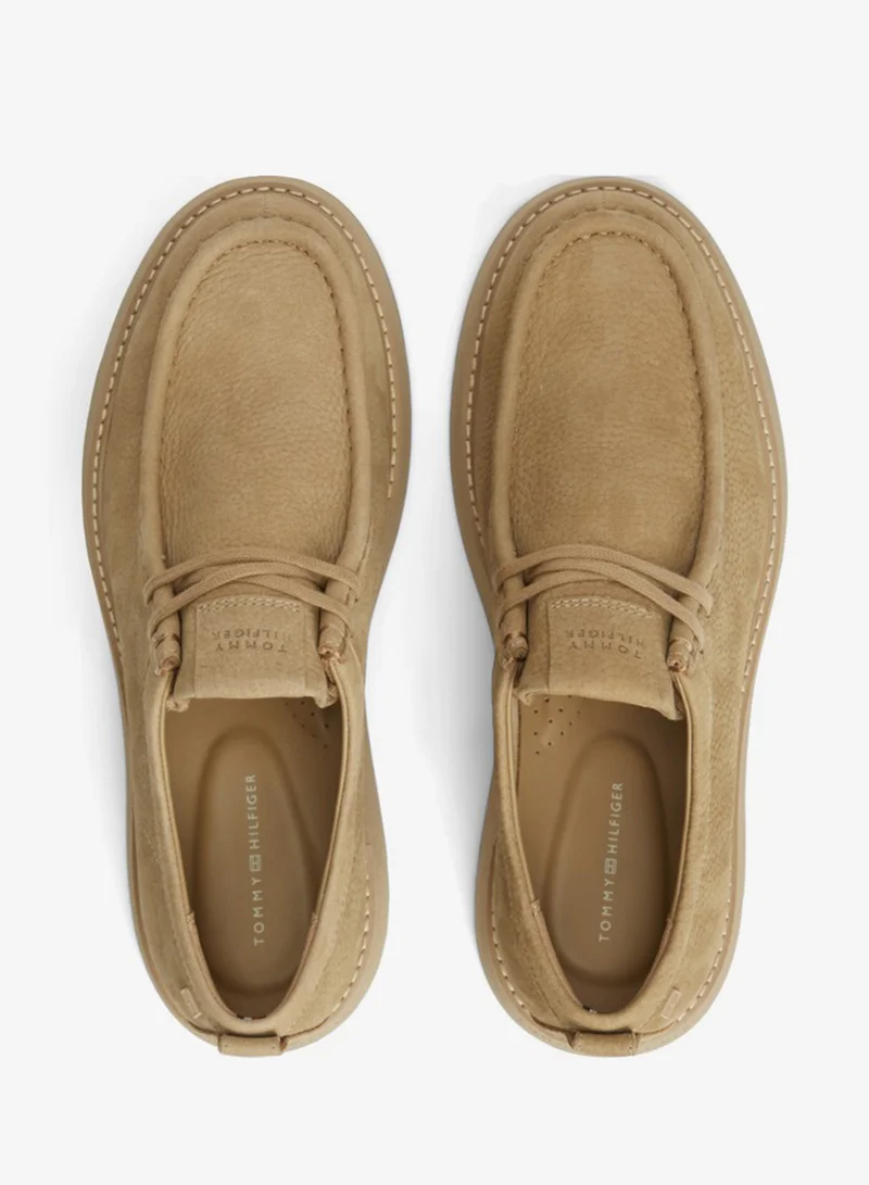 Tommy Hilfiger  Leather Lace-Up Moc Toe Loafers for Men | Best Price UAE