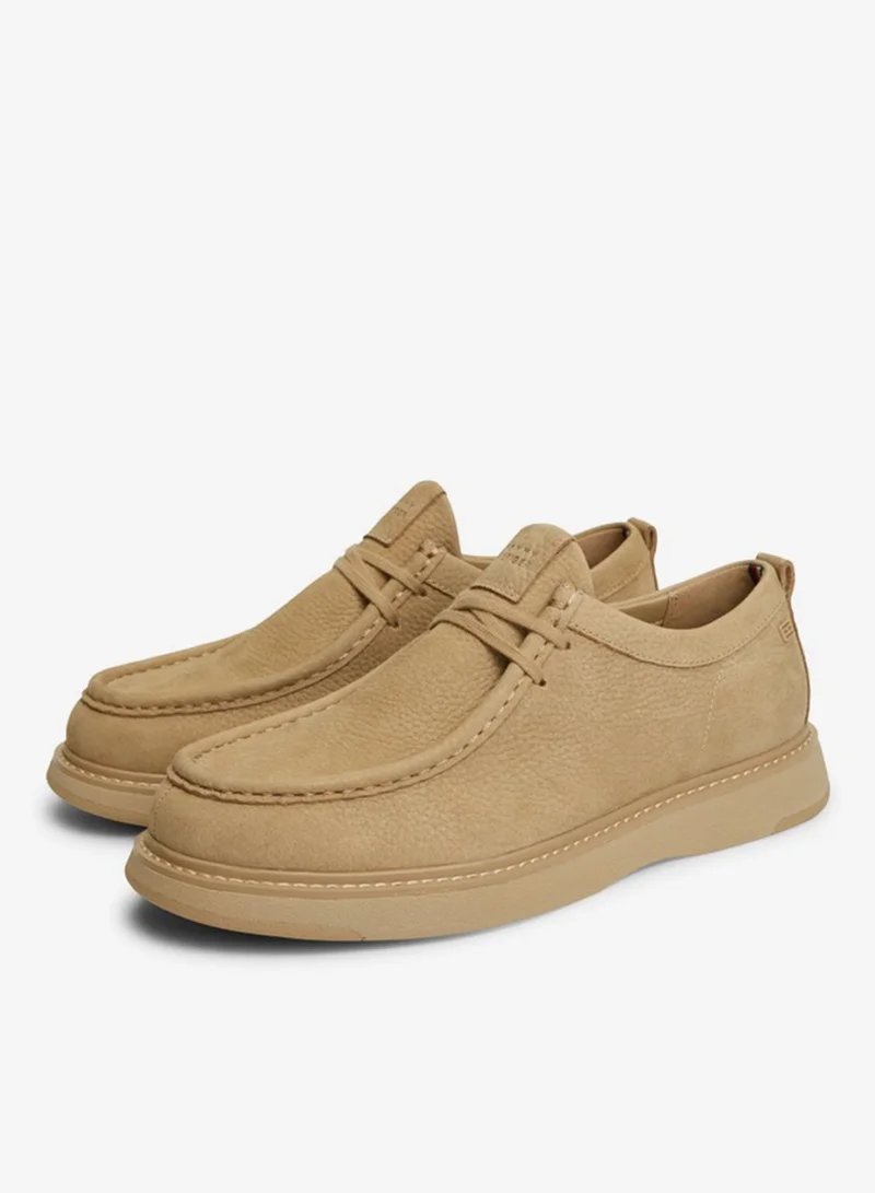 Tommy Hilfiger  Leather Lace-Up Moc Toe Loafers for Men | Best Price UAE