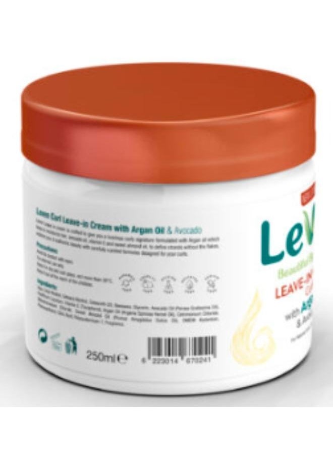 LEAVEN Leave-in for curly hair with argan oil and avocado oil 250 ml  - Image 2