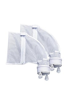 جنرال أكياس تنظيف حوض السباحة من الشبكة النايلون، إحلال زippers لـ Polaris 280 & 480 Pool Cleaner Bags، أكياس فلاتر الغرض الأساسي للإحلال 280 Polaris Replacement Bags، أجزاء لإحلال مكائن تنظيف حوض السباحة K13 K16، 2 حزمة.  - Image 1