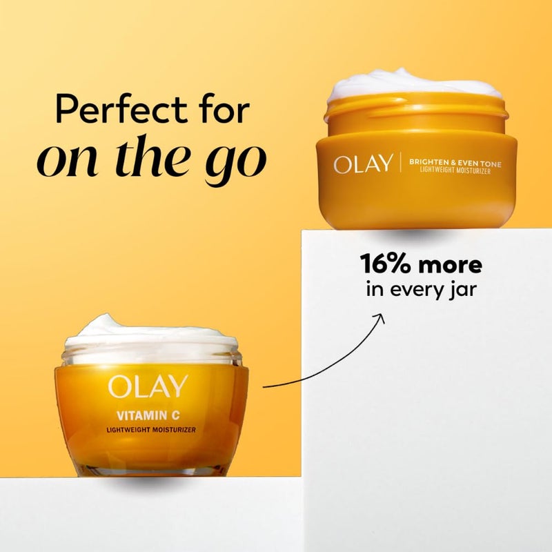 Olay Regenerist Radiance Vitamin C Face Moisturizer: Bright & Even Lightweight Cream for Women - Brightens, Hydrates, Evens Tone + Texture for Glowing Skin - 2 Oz - Image 2