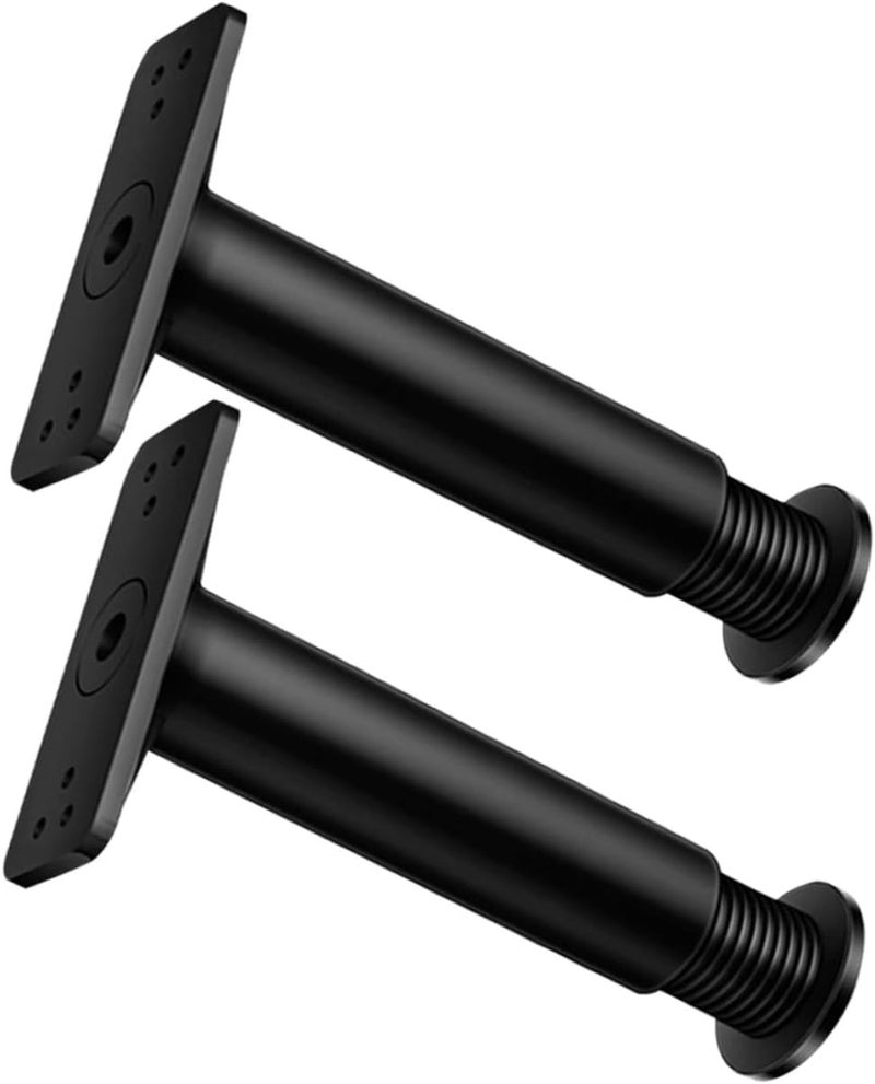 2pcs Adjustable Bed Support Legs Heavy Duty Replacement Parts for Bed Frame with Height Range to Furniture Reinforcement Kit for Enhanced Stability - Image 1