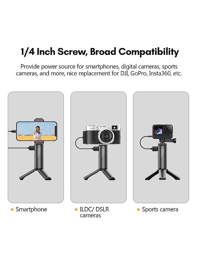 Ulanzi BG-4 Multifunctional Battery Handle Extension Grip Portable Charging Power Bank
