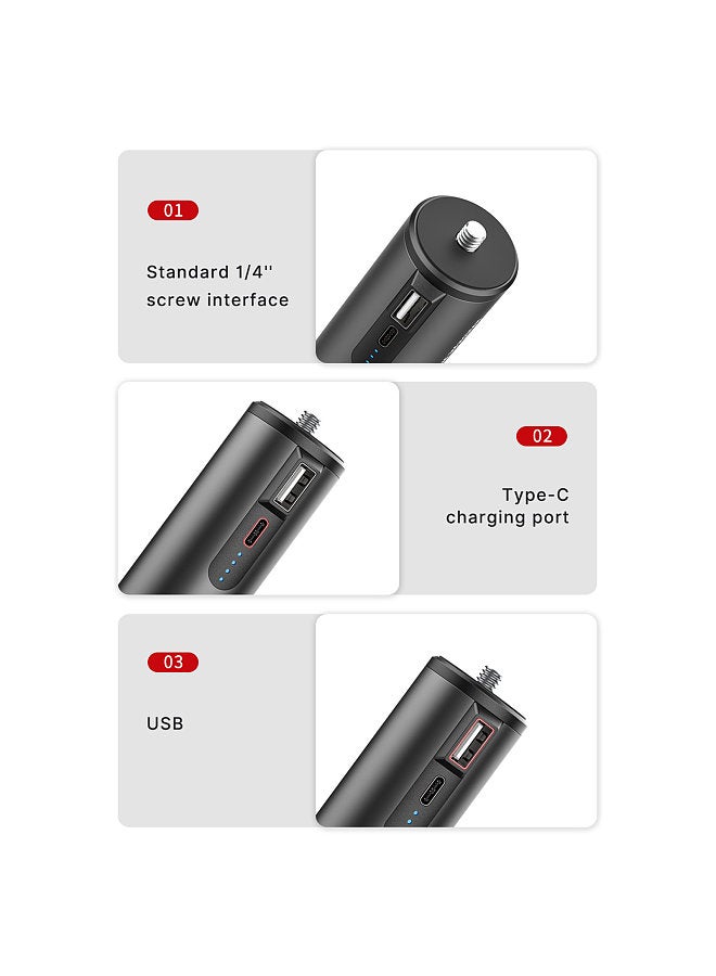 Ulanzi BG-4 Multifunctional Battery Handle Extension Grip Portable Charging Power Bank