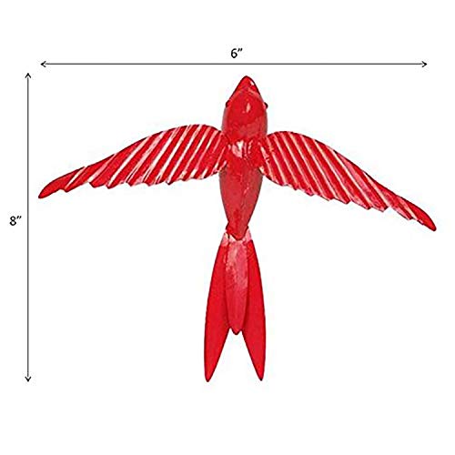 ELAN Hanging Decorative Rockstar Bird for Home Balcony and Garden Decor (Set of 5- Multicolour) - Image 2