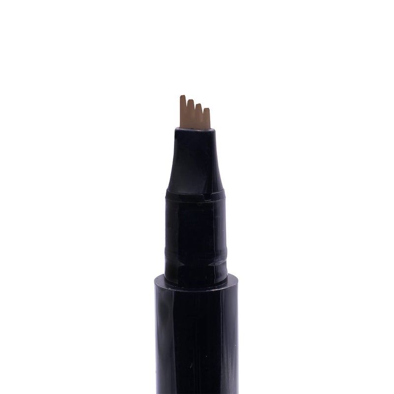 Arches & Halos Microblading Brow Shaping Pen - Fuller, More Defined Brow - Long-lasting, Smudge Resistant, Rich Color - Vegan and Cruelty Free Makeup - Neutral Brown - 0.026 oz - Image 3