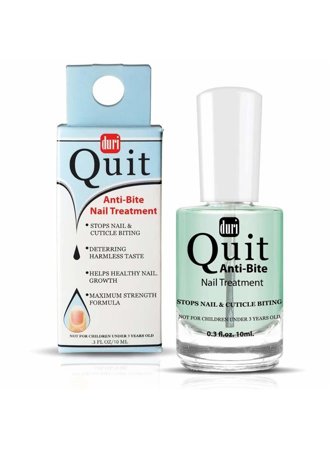 duri Nail Polish, Quit Anti Bite, Nail Care Polish, Stops Nail and Cuticle Biting, for Ages 3+ (0.3 fl.oz. 10 ml.) - Image 2