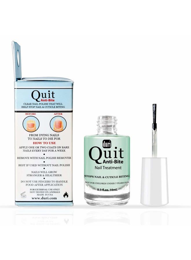duri Nail Polish, Quit Anti Bite, Nail Care Polish, Stops Nail and Cuticle Biting, for Ages 3+ (0.3 fl.oz. 10 ml.) - Image 3