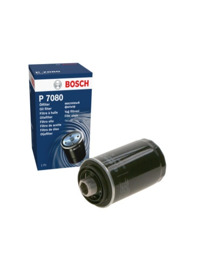 BOSCH - BOSCH OIL FILTER P 7080 / F 026 407 080 For VW 2000 Turbo - Made in Tunisia - Image 1