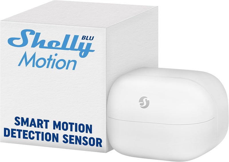 Shelly Blu Motion | Bluetooth Motion & Lux Sensor | Home Automation | No Hub Required | Compatible with Alexa & Google | iOS Android App | Long-Lasting Battery| Scene Activation | Range up to 9 meters - Image 1