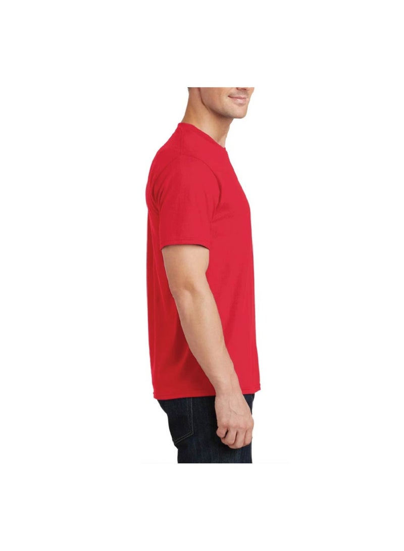 Saudi Arabia National Day Men's T-Shirt – Short Sleeve Round Neck Soft Cotton Tshirt - Perfect For Celebrating Saudi National Day, Events - Image 3