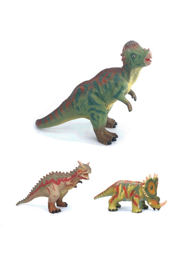 Jurassic Sounding Dinosaur IC Horn Sounding Vinyl Dinosaur Simulation Model Toy In Jie Ming Dinosaur-Color:509 Niulong - Image 3