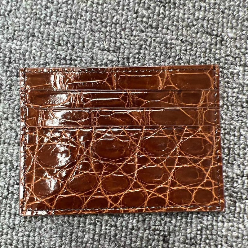 New Crocodile Leather Card Bag Fashion Men'S Multi-Card Card Card Set Women'S Leather Coin Purse - Image 1