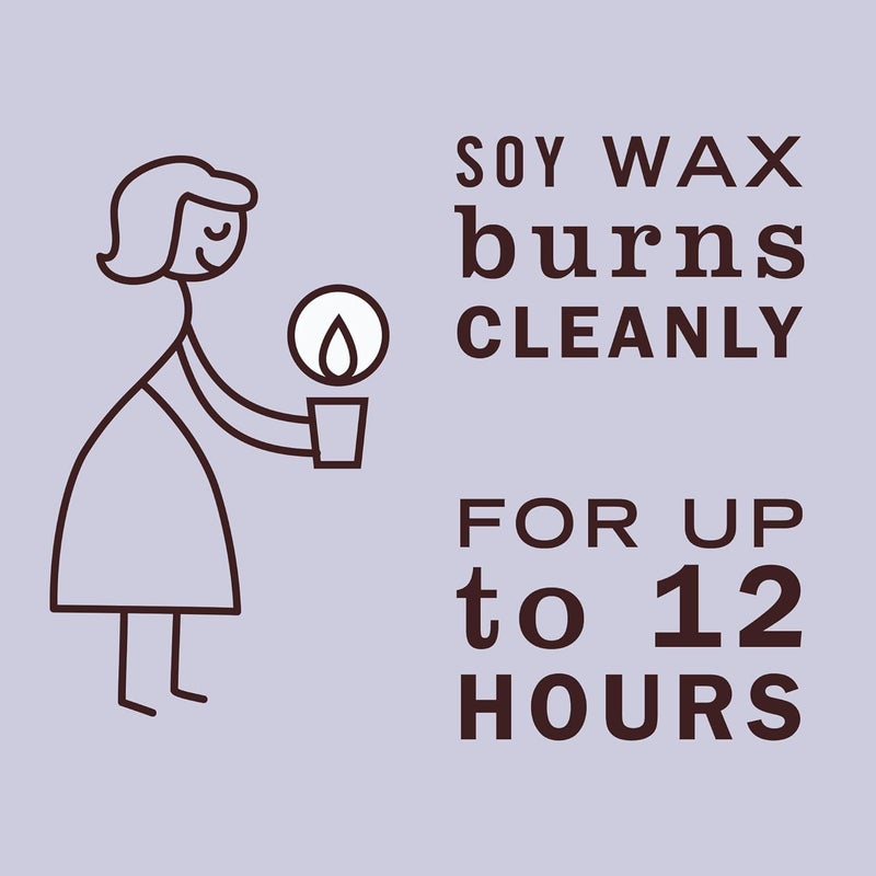 MRS. MEYER'S CLEAN DAY Soy Tin Candle, 12 Hour Burn Time, Made with Soy Wax and Essential Oils, Lavender, 2.9 Oz - Image 4