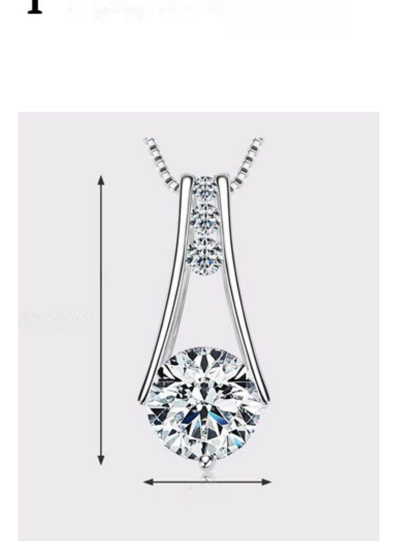 Mark Fairwhale Premium s925 Silver Collarbone Chain 