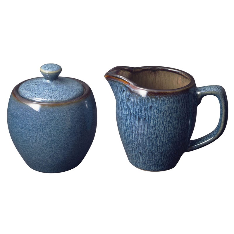 Pfaltzgraff Monroe Blue Sugar and Creamer Set, 2 Piece - Image 1