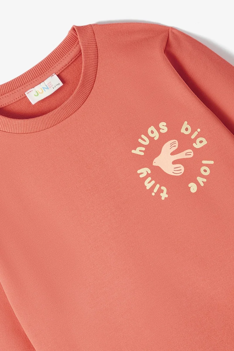 جون Baby Girl 2-Piece Printed Tracksuit